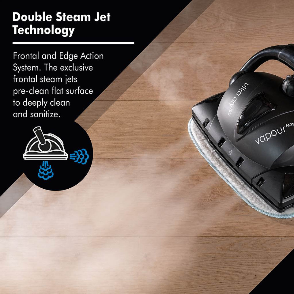 Euroflex VapourM2R Floor Steam Cleaner with Ultra Dry Steam Technolog